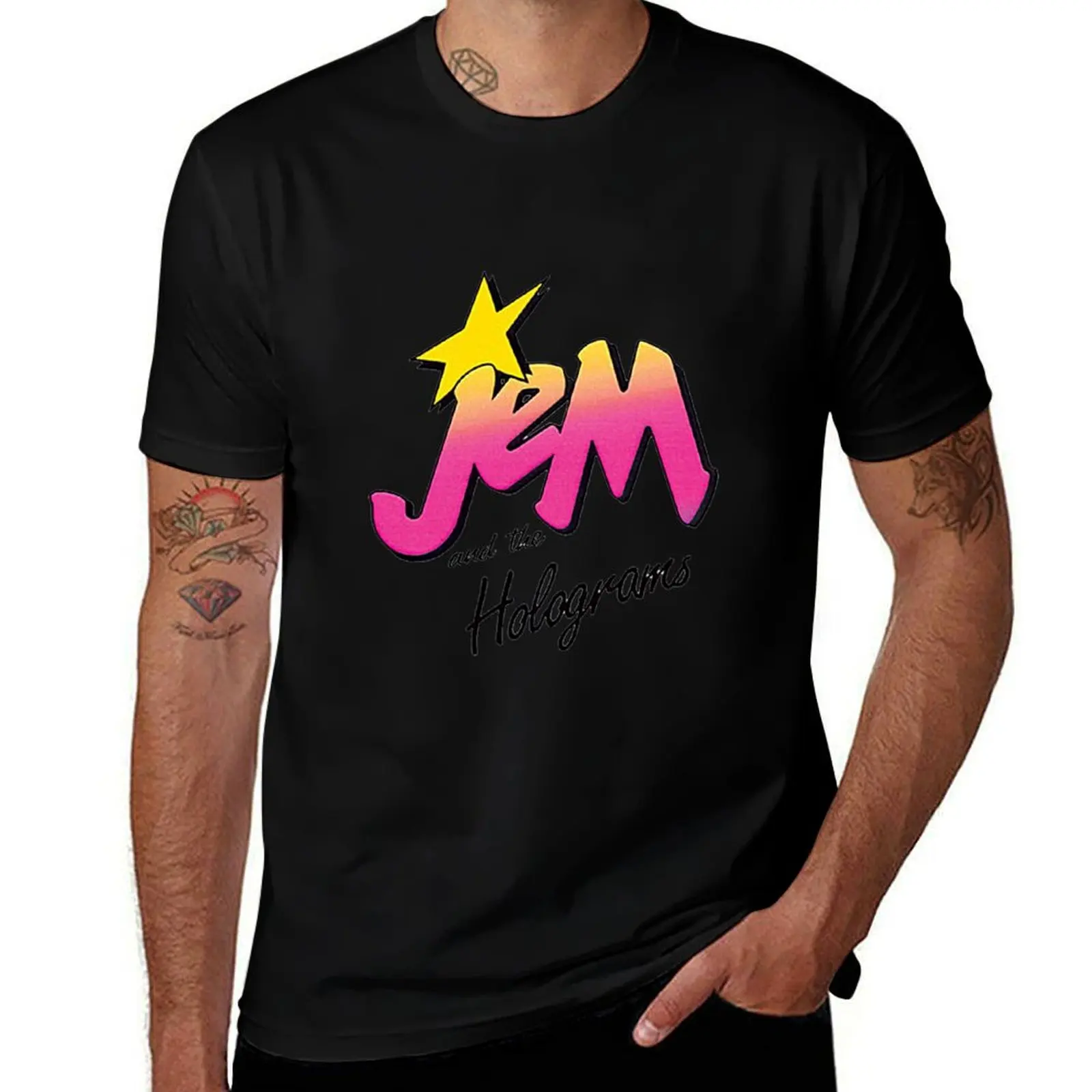 LOGO JEM AND THE HOLOGRAMS T-Shirt Work Style Casual T-Shirt
LOGO JEM AND THE HOLOGRAMS T-Shirt Work Style Casual T-Shirt
