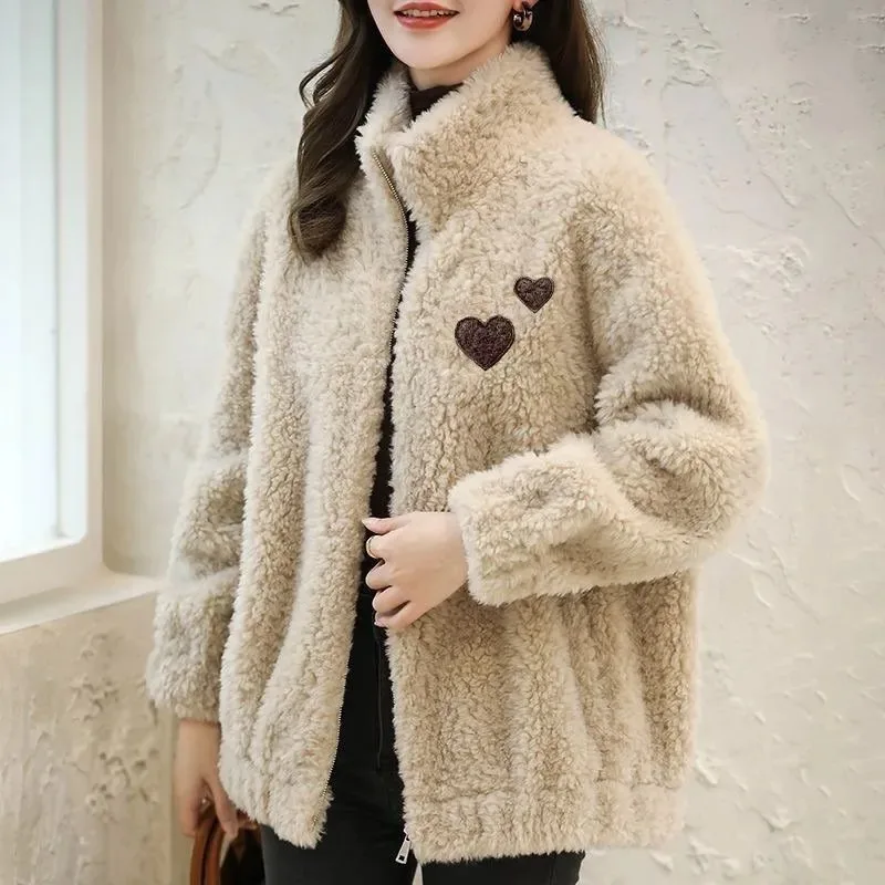 Geometric Embroidered Women's Zipper Pocket Long Sleeve Cardigan Jacket Fashionable Casual Top
Geometric Embroidered Women's Zipper Pocket Long Sleeve Cardigan Jacket Fashionable Casual Top