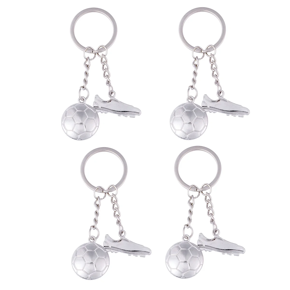 4pcs Creative Metal Keychains Football Sports Shoes Keyrings Key Hanging Decor Gift Key Chains for Women Men
4pcs Creative Metal Keychains Football Sports Shoes Keyrings Key Hanging Decor Gift Key Chains for Women Men