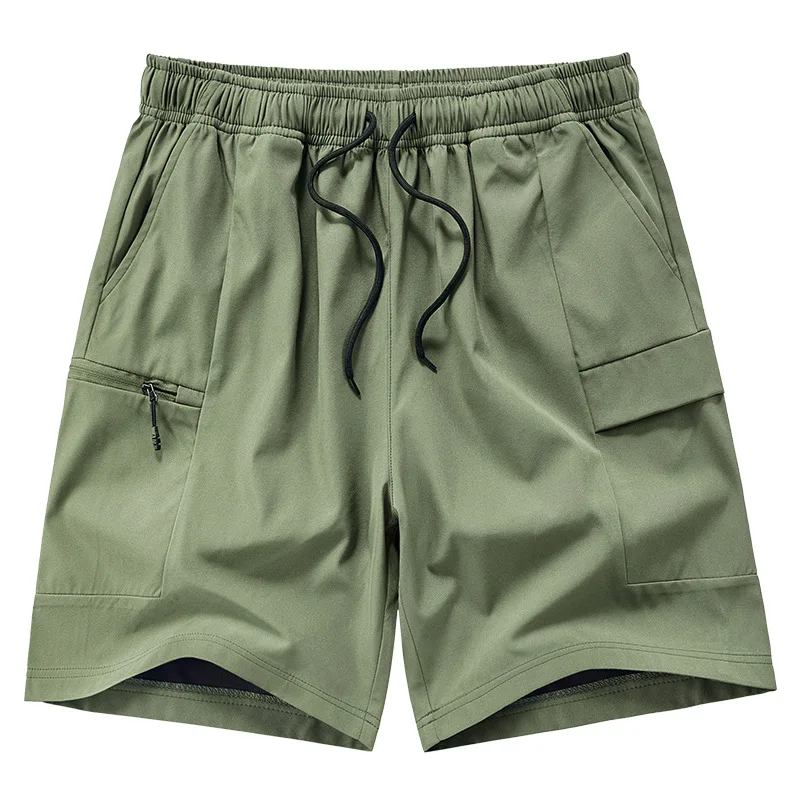 Men Multi-pocket Cargo Shorts Summer Thin Loose Retro Casual Comfort Ice Silk Quick Dry Sports Five-point Shorts
Men Multi-pocket Cargo Shorts Summer Thin Loose Retro Casual Comfort Ice Silk Quick Dry Sports Five-point Shorts