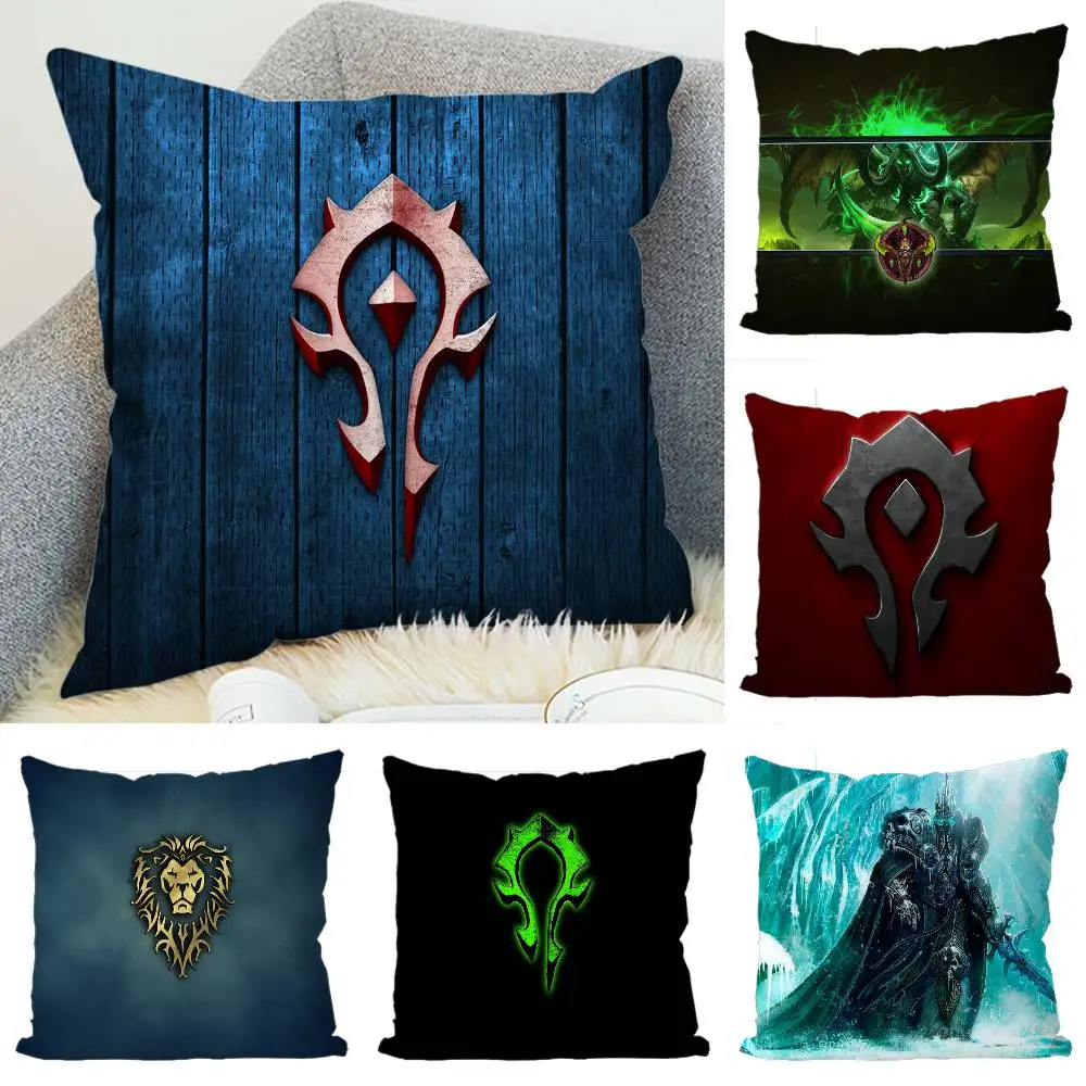 World Of W-Warcraft WOW Pillow Case Luxury Double-sided For Car Pillows 45x45 Cushions Cover Home And Decoration Sofa Pillowcase
World Of W-Warcraft WOW Pillow Case Luxury Double-sided For Car Pillows 45x45 Cushions Cover Home And Decoration Sofa Pillowcase