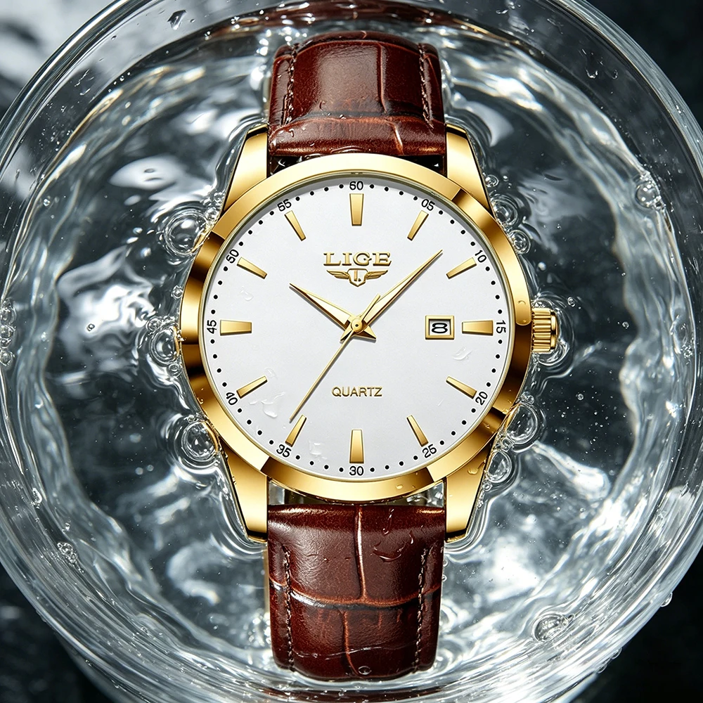 LIGE Fashion Brown Leather Watch Men Military Sports Men's Quartz Wristwatches Casual Waterproof Chronograph Relogios Masculino
LIGE Fashion Brown Leather Watch Men Military Sports Men's Quartz Wristwatches Casual Waterproof Chronograph Relogios Masculino