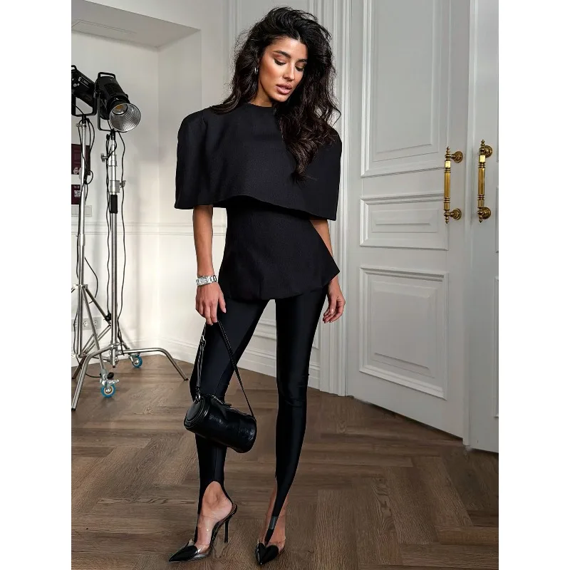 Spring/Summer New Fashion Elegant Stylish Shawl Jacket Slimming Top Two-piece Set Personality Cross-border Europe America 2026
Spring/Summer New Fashion Elegant Stylish Shawl Jacket Slimming Top Two-piece Set Personality Cross-border Europe America 2026