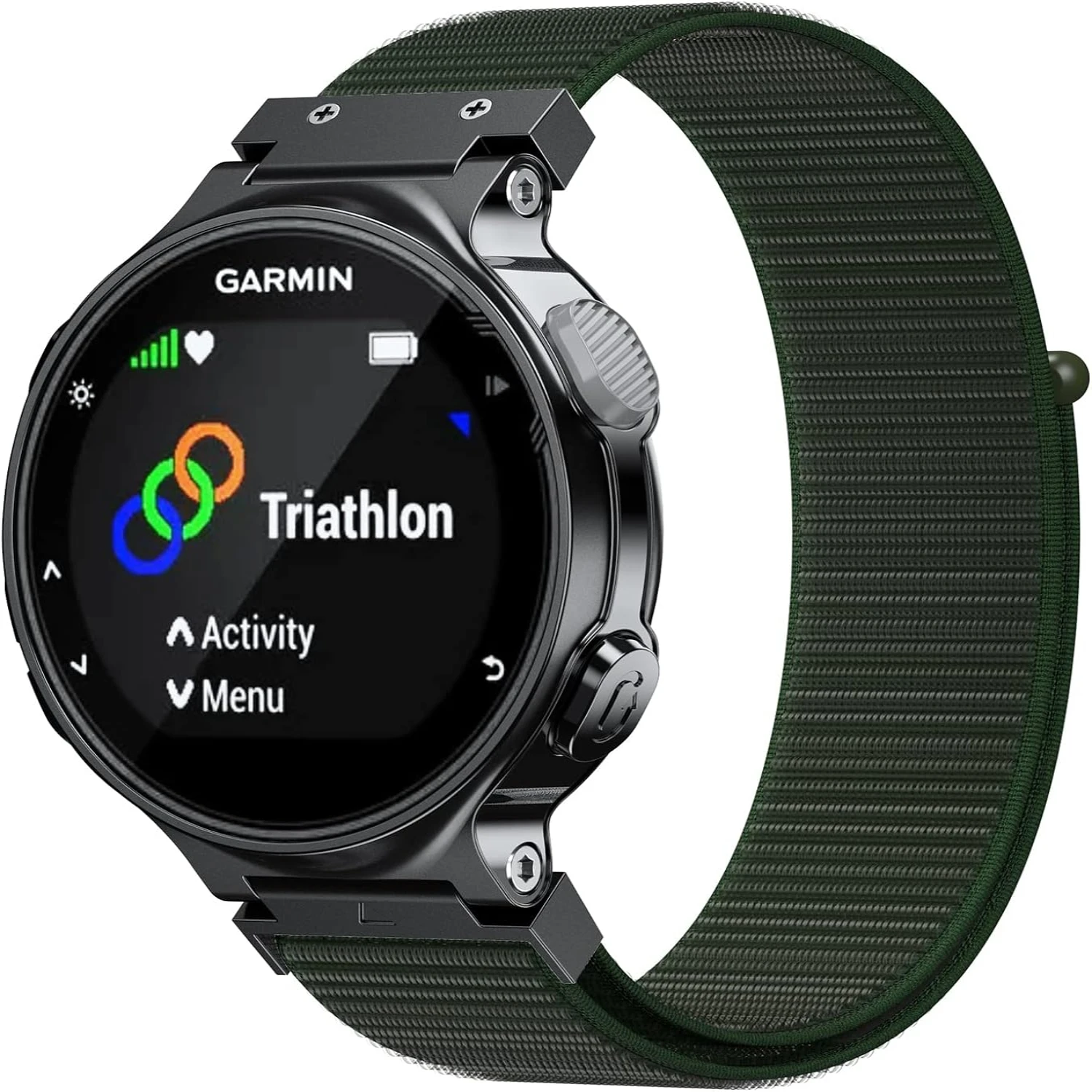 Lightweight and breathable Ultimate Gray Forerunner 630/620 Band for unbeatable comfort and style. Stay on trend with the stylis
Lightweight and breathable Ultimate Gray Forerunner 630/620 Band for unbeatable comfort and style. Stay on trend with the stylis