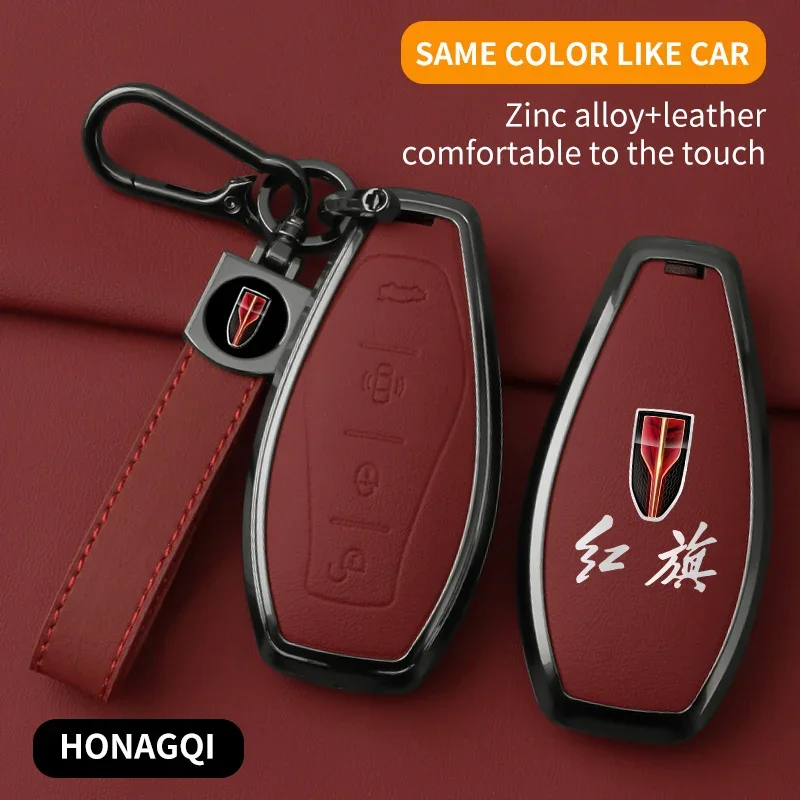 Zinc Alloy Leather Car Key Cover Case Bag for Hongqi HS5 H5 H9 HS7 H7 L5 HS3 L9 Shell Protector Keychain Car Accessories
Zinc Alloy Leather Car Key Cover Case Bag for Hongqi HS5 H5 H9 HS7 H7 L5 HS3 L9 Shell Protector Keychain Car Accessories