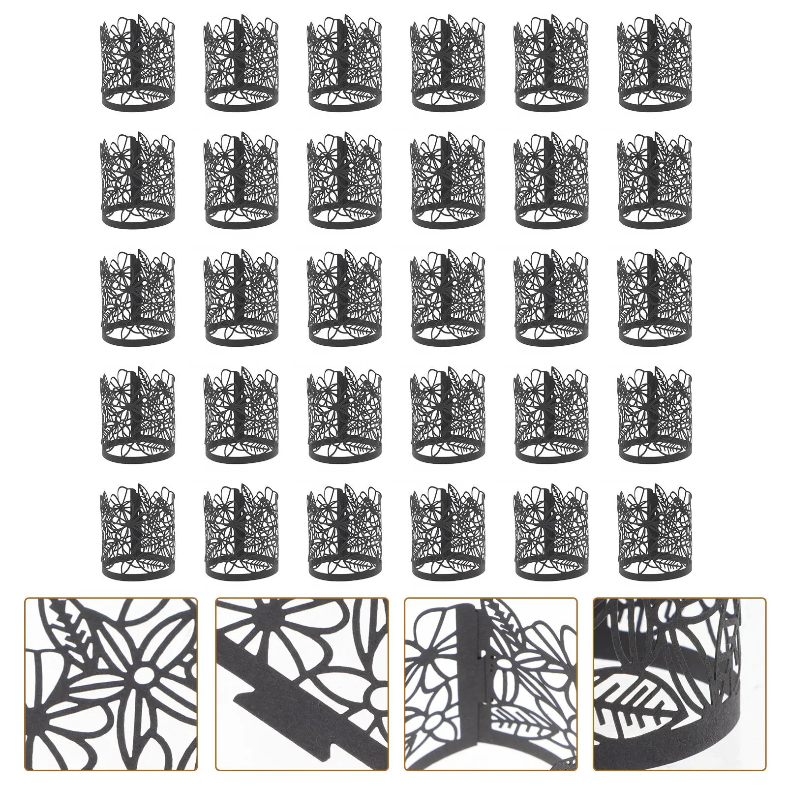 50 шт. декоративных полых колпаков для светодиодных чайных свечей, для украшения на Рождество, вечеринки, свадебные торжества и мероприятия
50 шт. декоративных полых колпаков для светодиодных чайных свечей, для украшения на Рождество, вечеринки, свадебные торжества и мероприятия