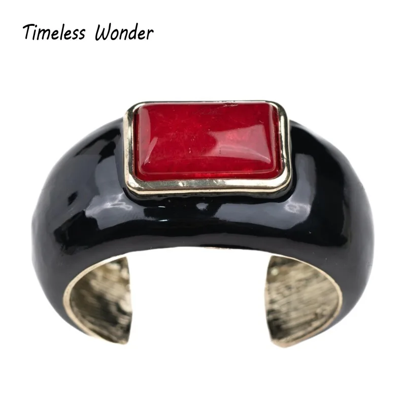 Timeless Wonder Retro Enamel Geo Cuff Bangle Women Designer Fine Jewelry Punk Goth Runway Luxury Top Party Rare Classy Neat 4526
Timeless Wonder Retro Enamel Geo Cuff Bangle Women Designer Fine Jewelry Punk Goth Runway Luxury Top Party Rare Classy Neat 4526