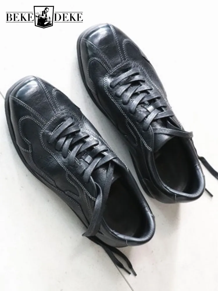 Retro Handmade Horsehide Cross Tied Hard Wearing Platform Footwear Solid Color Genuine Leather Square Toe Mens Dress Shoes
Retro Handmade Horsehide Cross Tied Hard Wearing Platform Footwear Solid Color Genuine Leather Square Toe Mens Dress Shoes