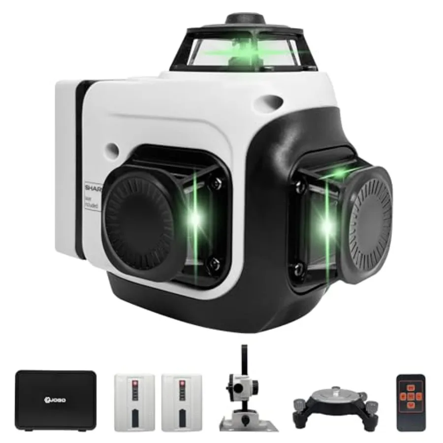 Лазерный уровень 360° самовыравнивающийся 3x360 ° 3D-лазерный уровень с высокой яркостью, зеленый лазерный нивелир для подвешивания картин, 2*6000 мАч, тип ААА
Лазерный уровень 360° самовыравнивающийся 3x360 ° 3D-лазерный уровень с высокой яркостью, зеленый лазерный нивелир для подвешивания картин, 2*6000 мАч, тип ААА