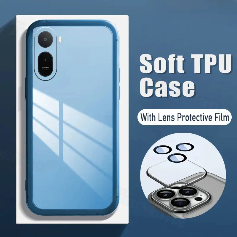 Clear Case For Redmi Note 15 Pro Plus Solid Color Translucent Silicone Shockproof Lens Protector Full Cover For Redmi A7 Pro
Clear Case For Redmi Note 15 Pro Plus Solid Color Translucent Silicone Shockproof Lens Protector Full Cover For Redmi A7 Pro