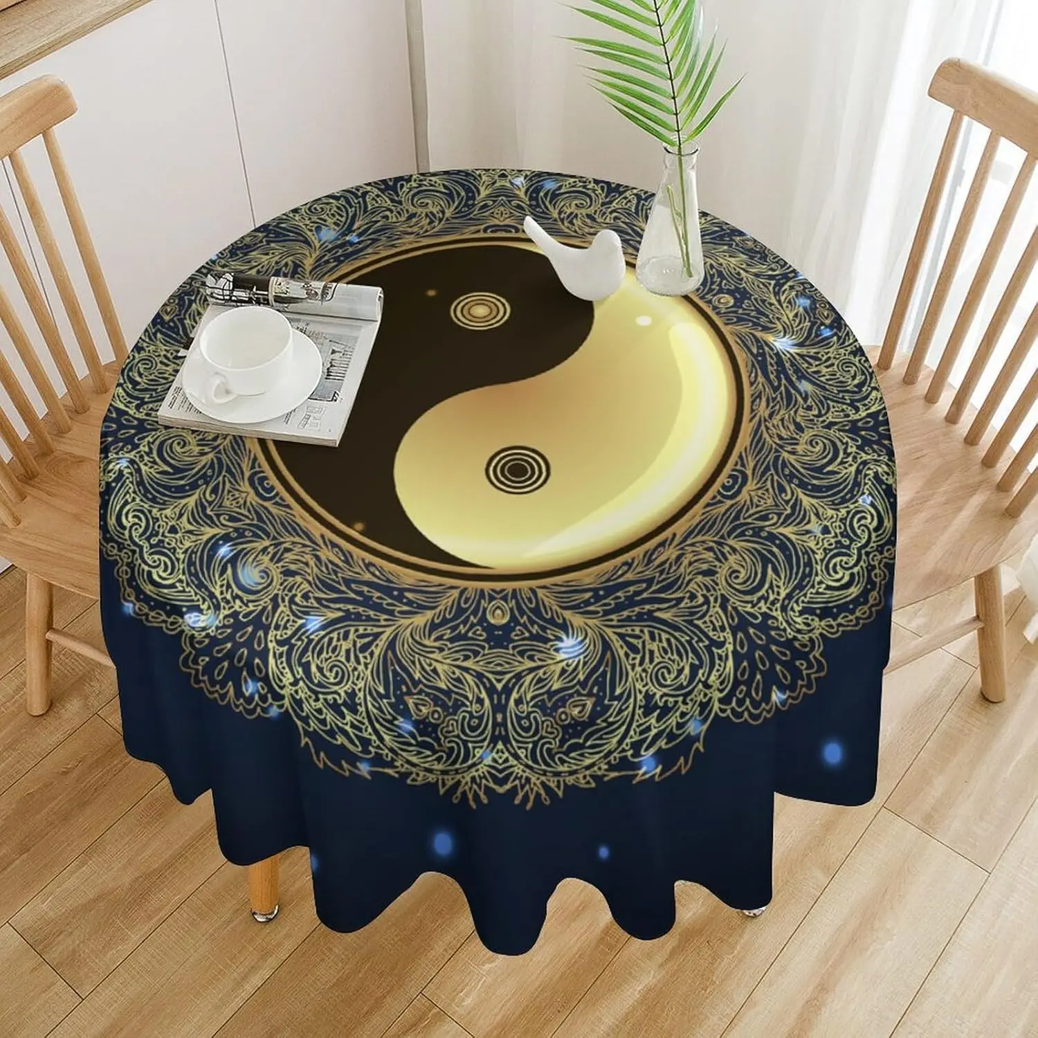 Mandala Yin Yang Starry Sky Circle Tablecloth - Boho Indian Flower Farmhouse Picnic Dinner Cover
Mandala Yin Yang Starry Sky Circle Tablecloth - Boho Indian Flower Farmhouse Picnic Dinner Cover