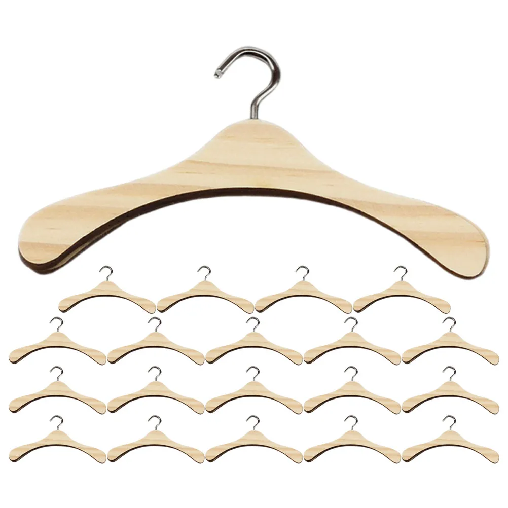 20Pcs Wooden Miniature Dollhouse Hangers 12Cm Natural Wood Elegant Closet Organizer for Bjd Wardrobe Display Storage Rack
20Pcs Wooden Miniature Dollhouse Hangers 12Cm Natural Wood Elegant Closet Organizer for Bjd Wardrobe Display Storage Rack