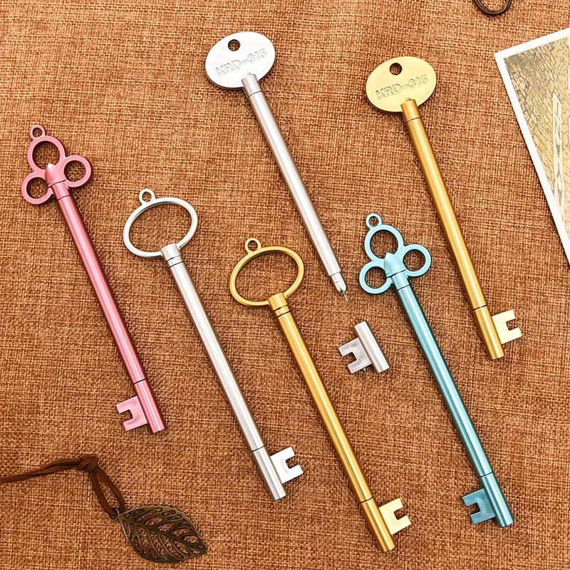 36pcs/lot 0.5mm Vintage Plastic Key Shaped Gel Pen Creative Cute Pens For Kids as School Writing Supplies B
36pcs/lot 0.5mm Vintage Plastic Key Shaped Gel Pen Creative Cute Pens For Kids as School Writing Supplies B