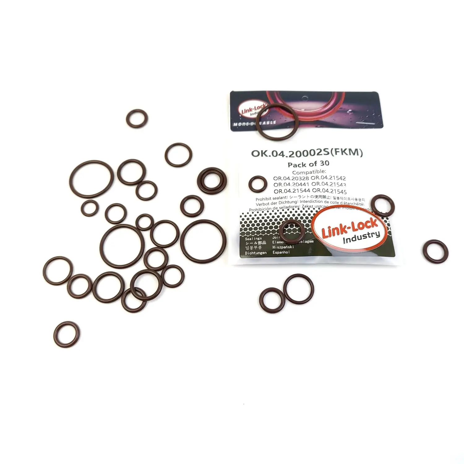 LINK-LOCK 30PCS FKM Viton O-RING Kit A0009972505 A0209977645 A0259979545 A0139974145 A0179970245 A0139974245 of Refrigerant pip
LINK-LOCK 30PCS FKM Viton O-RING Kit A0009972505 A0209977645 A0259979545 A0139974145 A0179970245 A0139974245 of Refrigerant pip