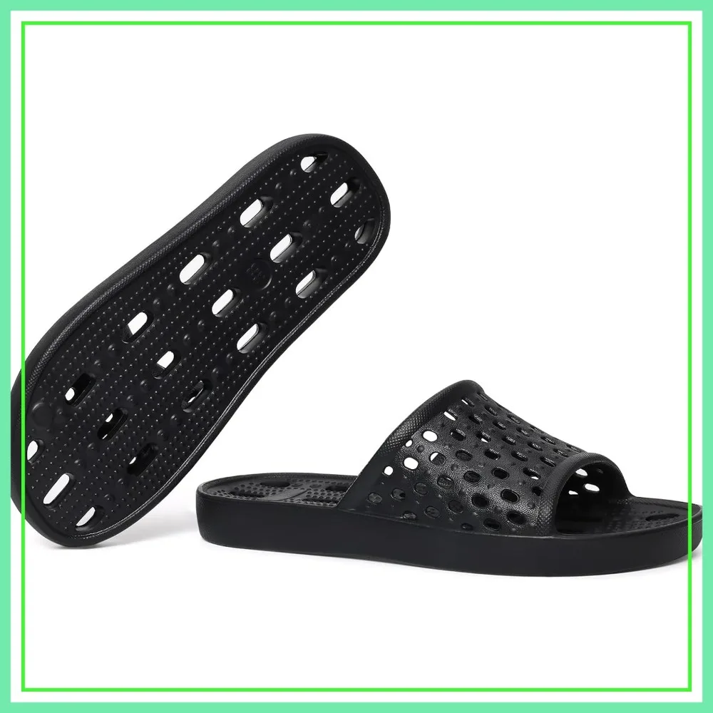 Non-Slip Quick Dry Shower Shoes for Women, Lightweight Pool Sandals with Drain Holes for Bathroom & Gym
Non-Slip Quick Dry Shower Shoes for Women, Lightweight Pool Sandals with Drain Holes for Bathroom & Gym
