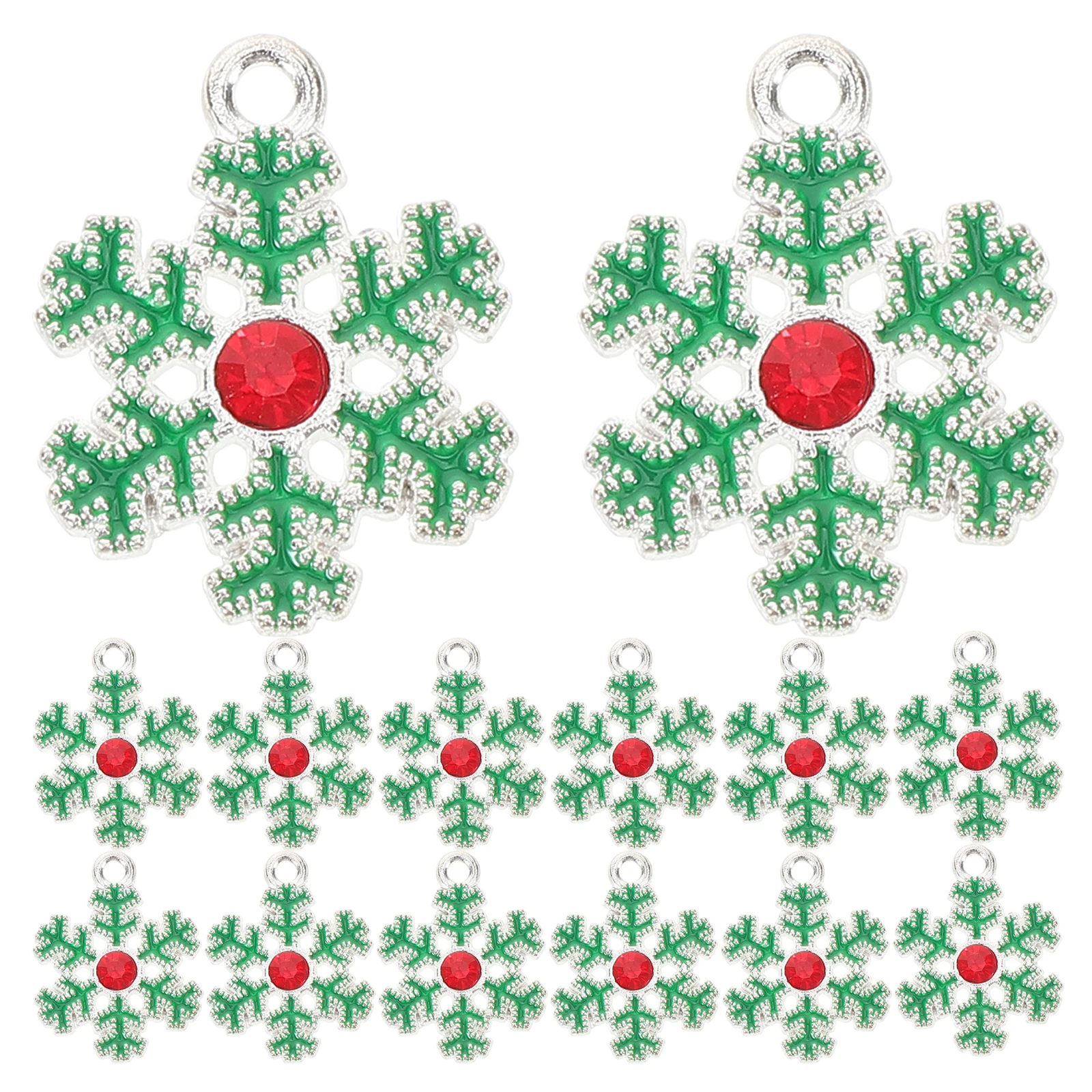 20 Pcs Snowflake Pendant Hair Accessories Christmas Charms for Crafts Small Necklace Bracelet Enamel Holiday Jewelry Making
20 Pcs Snowflake Pendant Hair Accessories Christmas Charms for Crafts Small Necklace Bracelet Enamel Holiday Jewelry Making