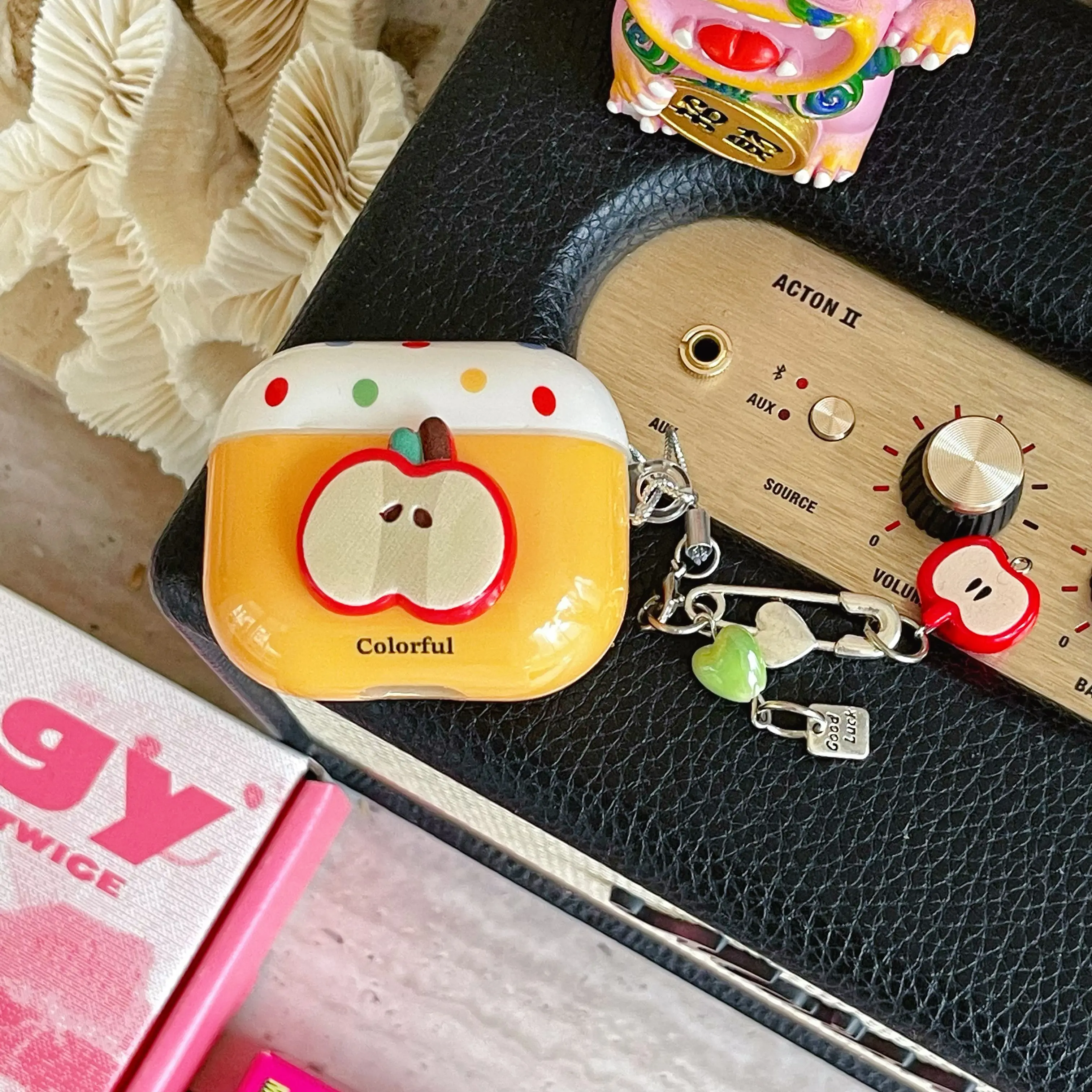 Korea 2025 New 3D Red Apple Cute Soft Shockproof Protection Cover Case For AirPods 1 2 3 Pro3 nd Pro 2 3nd Earphone Accessories
Korea 2025 New 3D Red Apple Cute Soft Shockproof Protection Cover Case For AirPods 1 2 3 Pro3 nd Pro 2 3nd Earphone Accessories