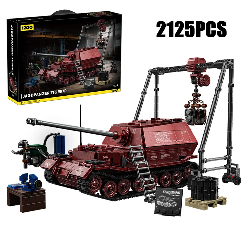 3 Types Creative Elefant Heavy Tank Destroyer Model Building Blocks Exquisite Collectibles Gift For Military Enthusiast
3 Types Creative Elefant Heavy Tank Destroyer Model Building Blocks Exquisite Collectibles Gift For Military Enthusiast
