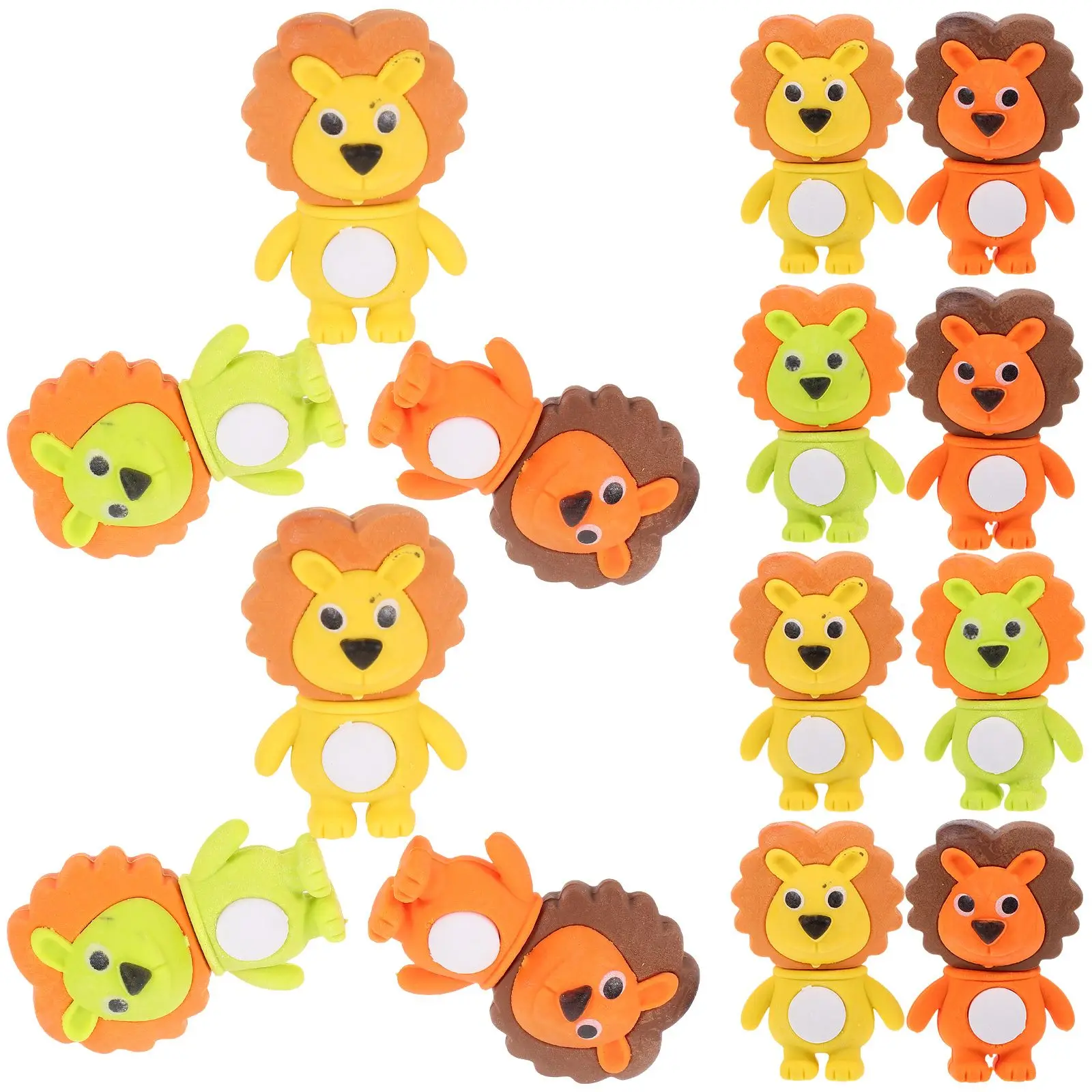 24 Pcs Lion Shaped Wear-Resistant Erasers Erasers Cute Mini School Supplies Wear Resistant Kids Stationery
24 Pcs Lion Shaped Wear-Resistant Erasers Erasers Cute Mini School Supplies Wear Resistant Kids Stationery