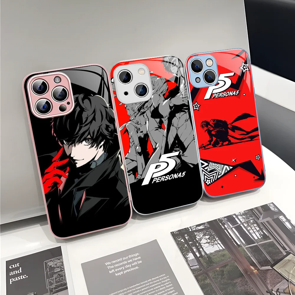 Persona 5 Phone Case Tempered Glass For Iphone 14 13 12 11 Pro Mini XS MAX 14Plus X XS XR Cover
Persona 5 Phone Case Tempered Glass For Iphone 14 13 12 11 Pro Mini XS MAX 14Plus X XS XR Cover