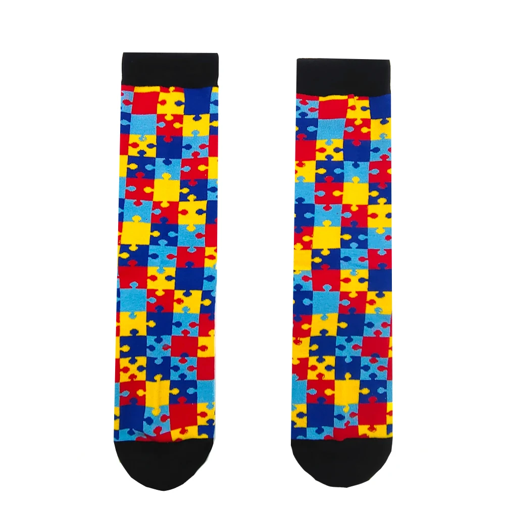 New Creative Puzzle Cotton Socks, Personalized and Trendy Men's and Women's Mid-Calf Cotton Socks, European and American Socks
New Creative Puzzle Cotton Socks, Personalized and Trendy Men's and Women's Mid-Calf Cotton Socks, European and American Socks