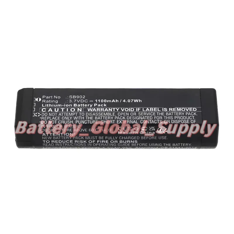 For SB902 SB902A GLX-D Digital Wireless System Battery 3.7V 1100mAh 1 PCS-
For SB902 SB902A GLX-D Digital Wireless System Battery 3.7V 1100mAh 1 PCS-