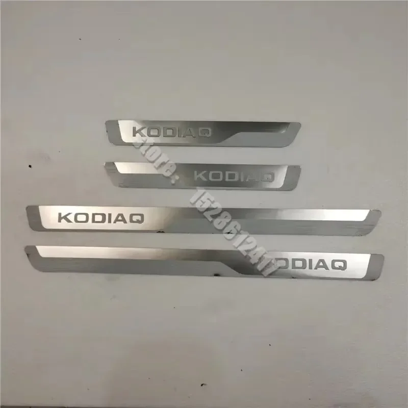 for Skoda KODIAQ 2016 2017 2018 2018~2024 car Accessories Door sill scuff plates thresholds protector Stickers Welcome Pedal
for Skoda KODIAQ 2016 2017 2018 2018~2024 car Accessories Door sill scuff plates thresholds protector Stickers Welcome Pedal
