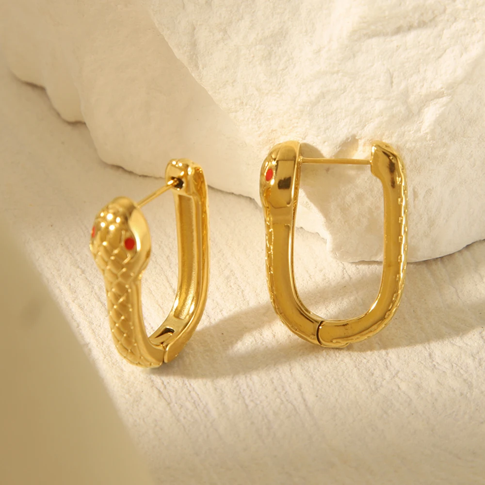 2024 NEW U Font Snake Print Stainless Steel Earrings Geometric Personality Fashion Romantic Jewelry Office Banquet Party Gifts
2024 NEW U Font Snake Print Stainless Steel Earrings Geometric Personality Fashion Romantic Jewelry Office Banquet Party Gifts