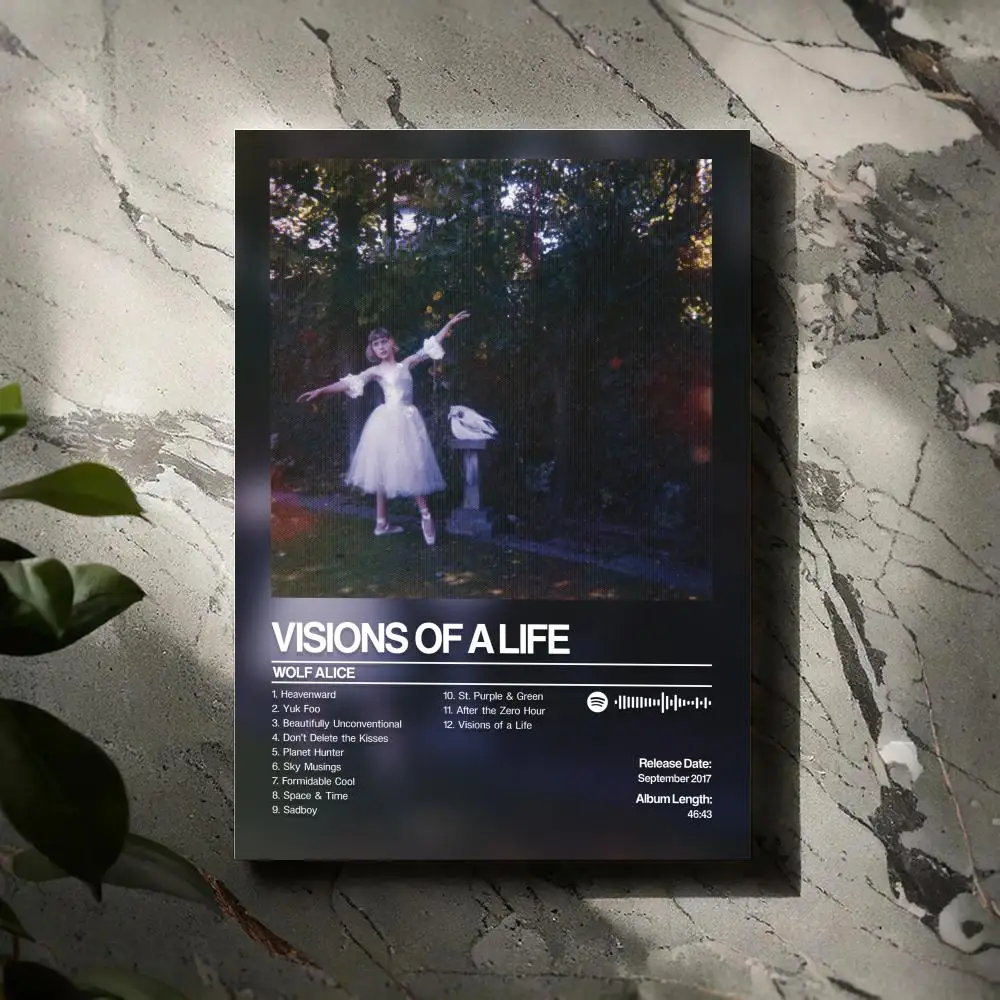 Visions of a Life Wolf Alice Poster Prints Canvas Painting Wall Art Picture Living Room Home Decor Tracklist Music Album Cover 
Visions of a Life Wolf Alice Poster Prints Canvas Painting Wall Art Picture Living Room Home Decor Tracklist Music Album Cover