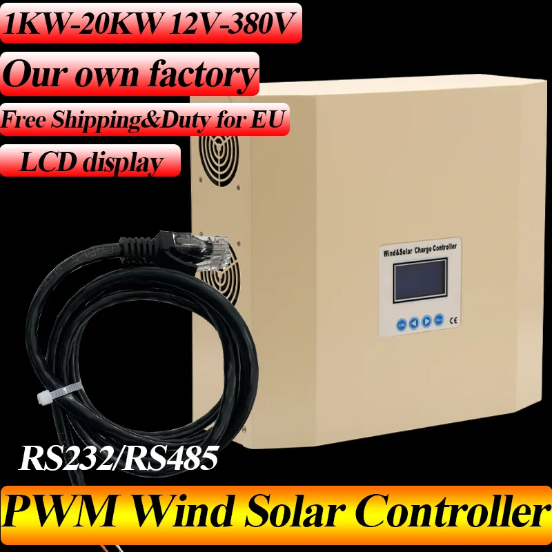 PWM Wind Solar Hybrid Controller Regulator Automatic 24V-380V Wind PV For Battery With Dump Load Resistor
PWM Wind Solar Hybrid Controller Regulator Automatic 24V-380V Wind PV For Battery With Dump Load Resistor