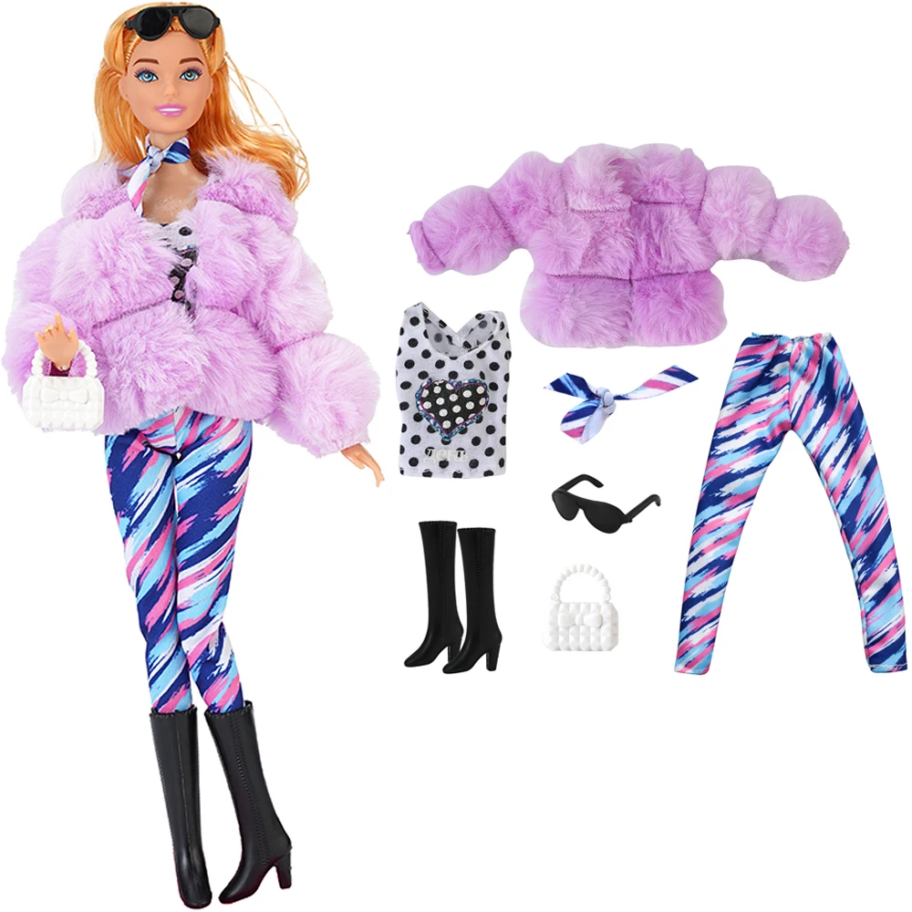 1 Set 1/6 Doll Clothes Plush Coat Jacket Pants Clothing For 1/6 Doll Clothes Fashion Accessories For Girl's Doll Toy
1 Set 1/6 Doll Clothes Plush Coat Jacket Pants Clothing For 1/6 Doll Clothes Fashion Accessories For Girl's Doll Toy