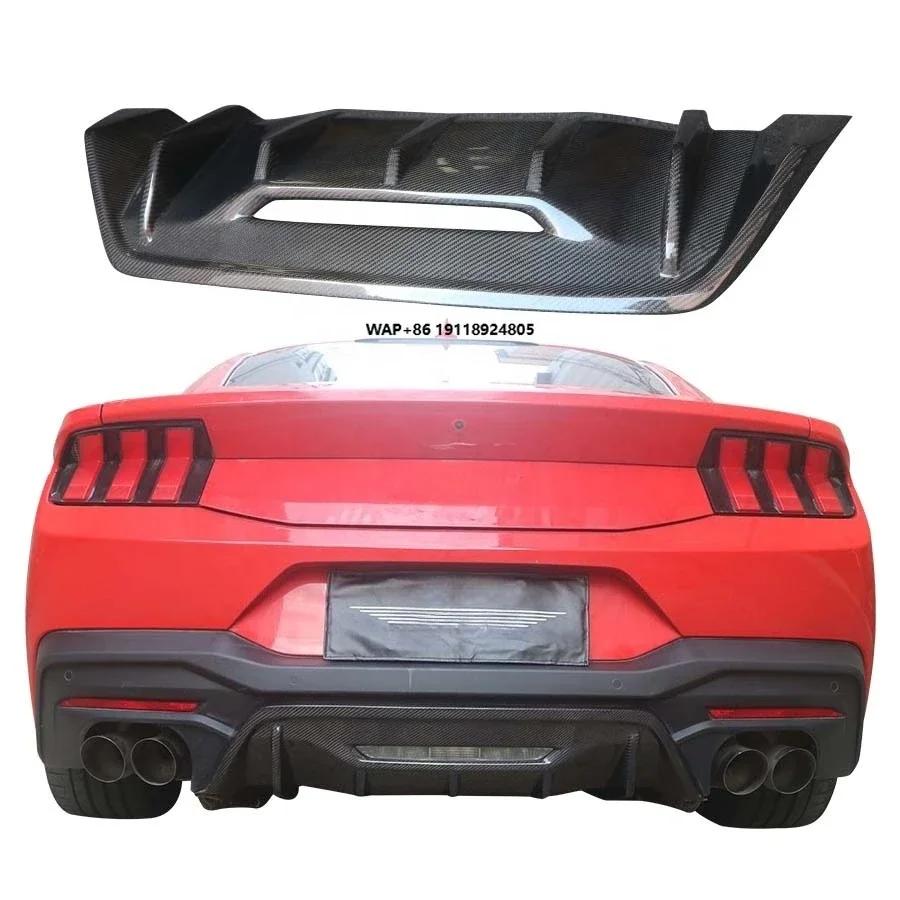 New Carbon Fiber Central Rear Diffuser with Fog Light for Mustang Dark Horse S650 EcoBoost 2024 Bumper Lip Body Kits
New Carbon Fiber Central Rear Diffuser with Fog Light for Mustang Dark Horse S650 EcoBoost 2024 Bumper Lip Body Kits