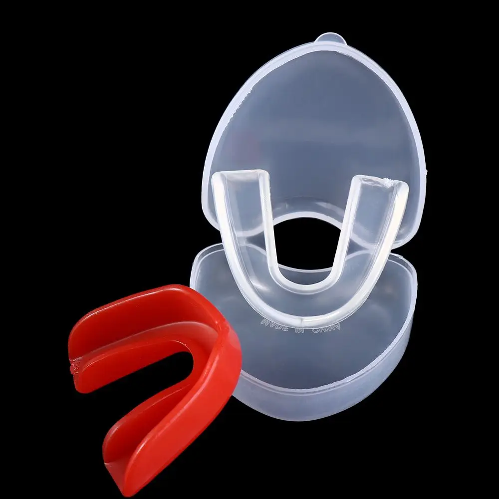 Youth Transparent Children Rugby Boxing Karate Teeth Protector Adults Mouthguard With Plastic Case Box Sports Mouth Guard 
Youth Transparent Children Rugby Boxing Karate Teeth Protector Adults Mouthguard With Plastic Case Box Sports Mouth Guard
