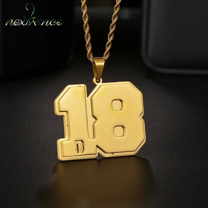 Nextvance Customized Number Letters Necklace Double Layer Welding Big Size Stainless Steel Pendant Twist Chain For Man Gifts
Nextvance Customized Number Letters Necklace Double Layer Welding Big Size Stainless Steel Pendant Twist Chain For Man Gifts