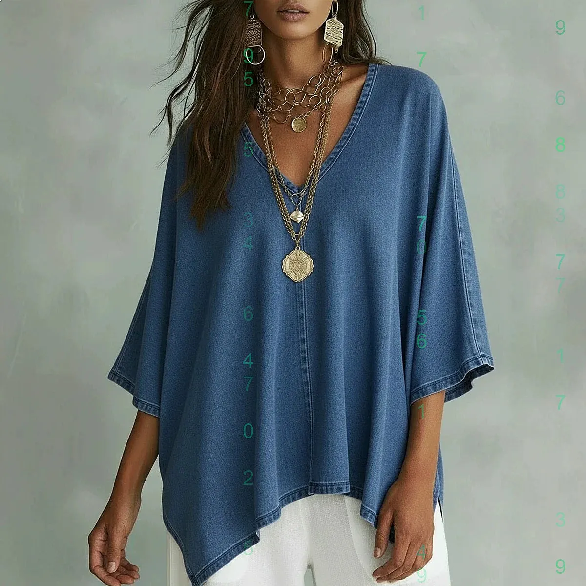 Women's Summer Tops V Neck Flutter Batwing Sleeve Tee Blouse Loose Fit T Shirts
Women's Summer Tops V Neck Flutter Batwing Sleeve Tee Blouse Loose Fit T Shirts