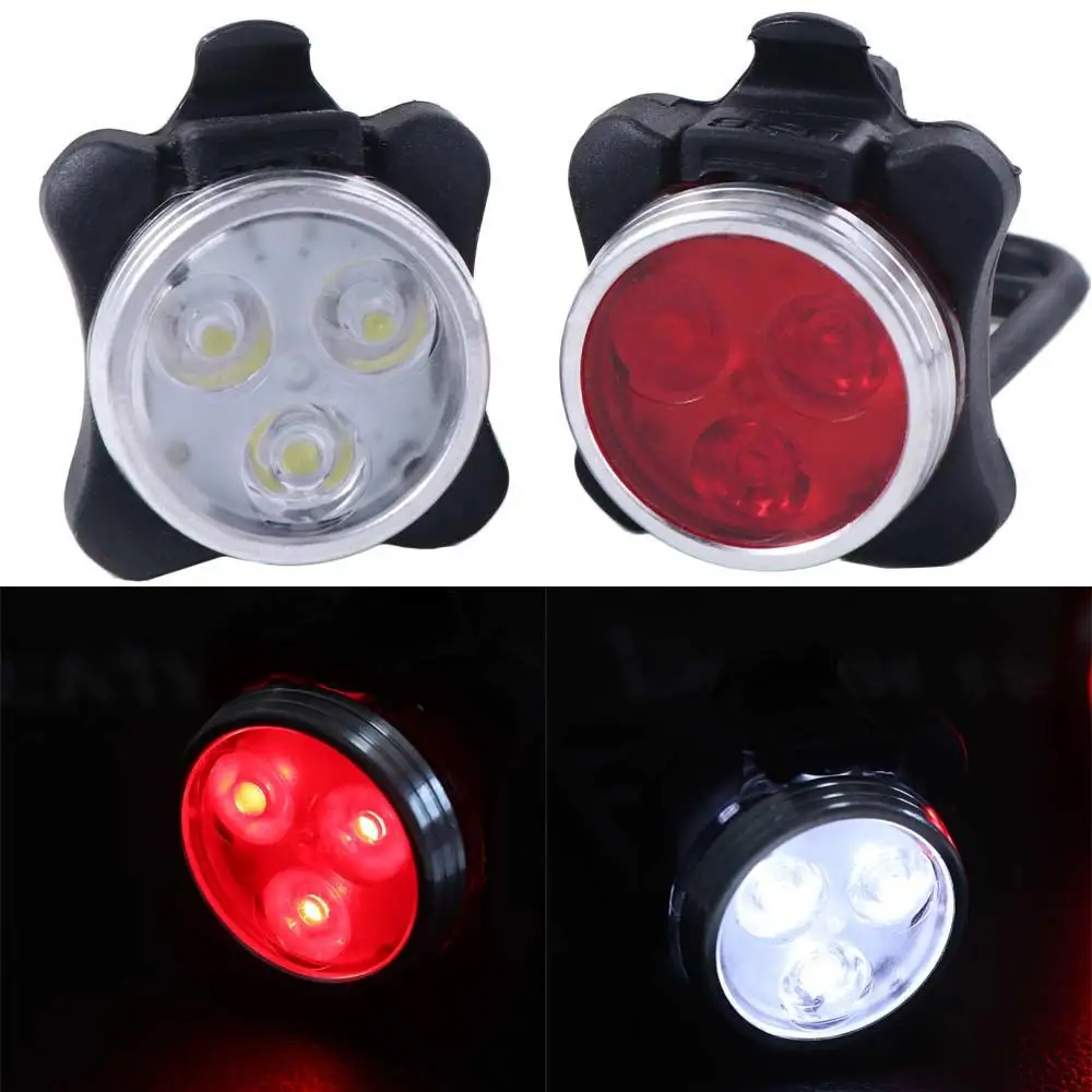 USB Rechargeable Cycling Bike Taillight Front Headlight 4 Light Mode Mountain Bike Light Tail Clip Rear Back Bicycle Lamp
USB Rechargeable Cycling Bike Taillight Front Headlight 4 Light Mode Mountain Bike Light Tail Clip Rear Back Bicycle Lamp
