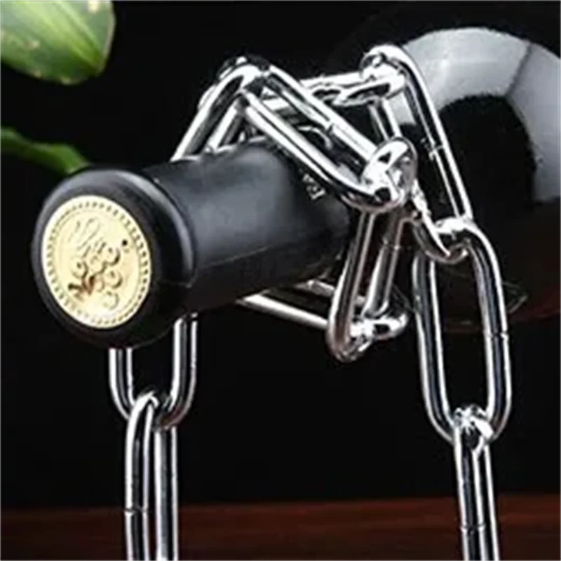 Magical Suspension Iron Chain Wine Racks One Bottle Wine Display Racks Stand Holder Kitchen Dining Room Cellar Bar Decoration
Magical Suspension Iron Chain Wine Racks One Bottle Wine Display Racks Stand Holder Kitchen Dining Room Cellar Bar Decoration
