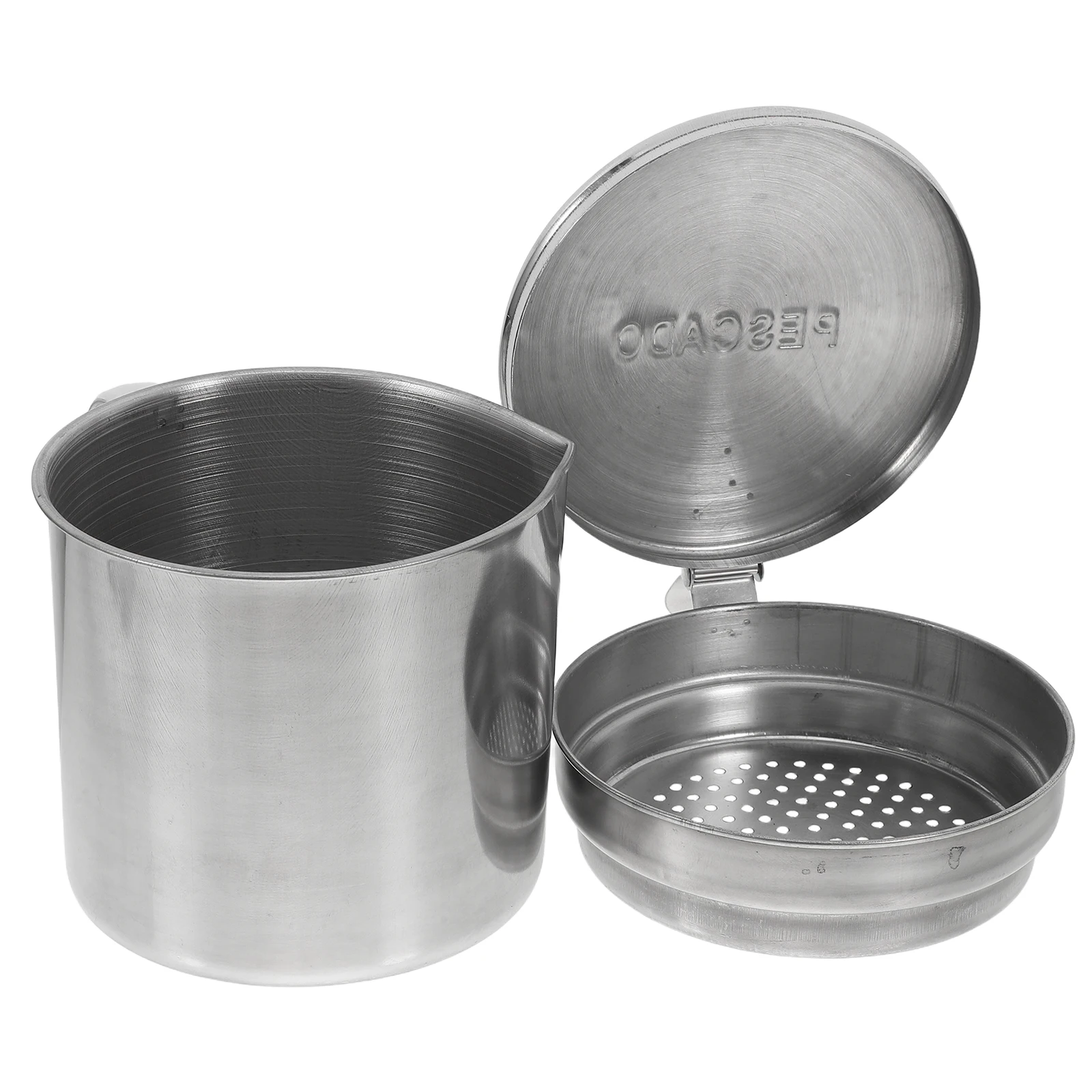 Stainless Steel Oil Filter Pot High Efficiency Filtration Kitchen Grease Strainer Reusable Oil Storage Container
Stainless Steel Oil Filter Pot High Efficiency Filtration Kitchen Grease Strainer Reusable Oil Storage Container