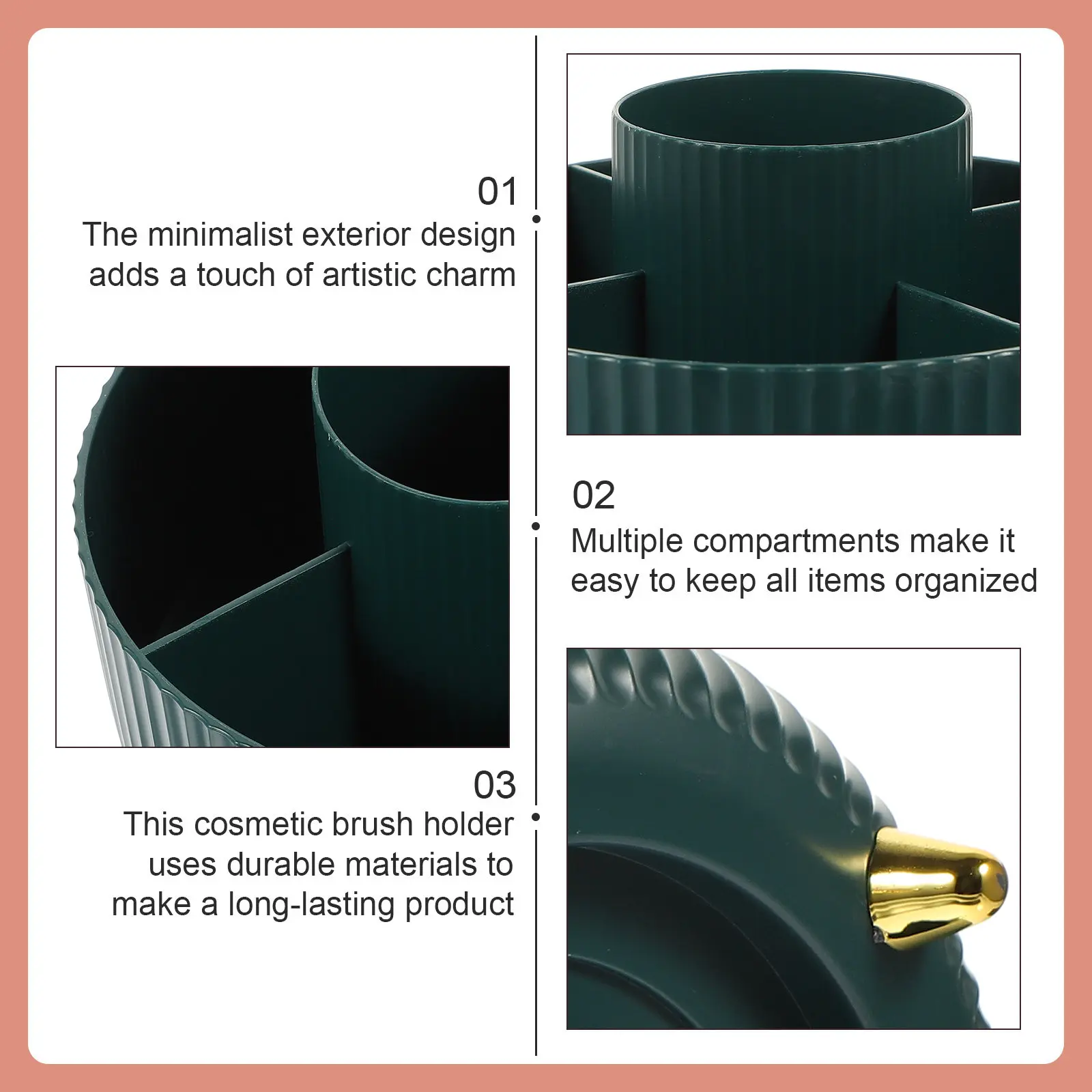 Office Pen Holder Desktop Marker Container Pencil for Vanity Brush Organizer
Office Pen Holder Desktop Marker Container Pencil for Vanity Brush Organizer