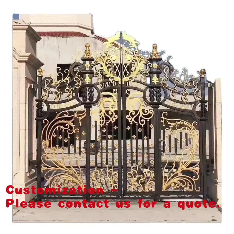 custom.Large Deluxe Exterior Design Double Door Iron Gate Driveway Gate Design
custom.Large Deluxe Exterior Design Double Door Iron Gate Driveway Gate Design