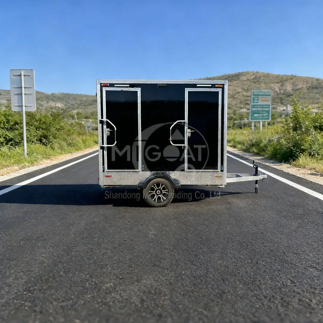Single Stall Portable Bathroom Trailer - Mobile Toilet Unit with Interior Sink And Mirror for Temporary Use
Single Stall Portable Bathroom Trailer - Mobile Toilet Unit with Interior Sink And Mirror for Temporary Use