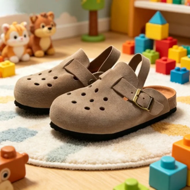 2026 Spring and Autumn Children's Cork Shoes – Breathable Boys' Birkenstocks, Girls' Outdoor Sandals
2026 Spring and Autumn Children's Cork Shoes – Breathable Boys' Birkenstocks, Girls' Outdoor Sandals