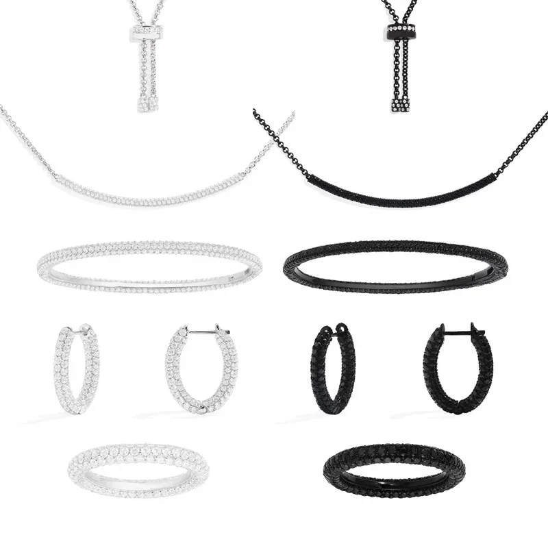 Komm 925 Sterling Silver Black And White Circular Geometry Ring Earrings Bracelet Necklace Women Advanced Fashion Unique Jewelry
Komm 925 Sterling Silver Black And White Circular Geometry Ring Earrings Bracelet Necklace Women Advanced Fashion Unique Jewelry