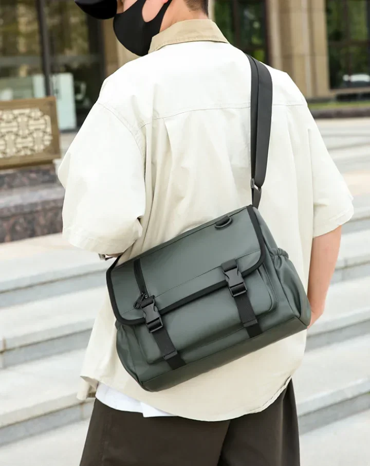 New Fashionable Multi Pocket Messenger Bag - large capacity with adjustable strap, daily commuting - durable, travel bag
New Fashionable Multi Pocket Messenger Bag - large capacity with adjustable strap, daily commuting - durable, travel bag