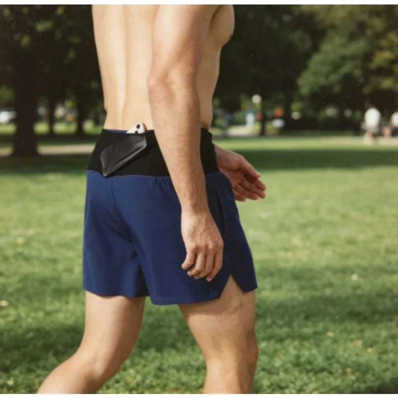 Double Layer Men Running Shorts Quick Dry Sport Shorts With Fanny Pack Multi-Pockets Workout Jogging
Double Layer Men Running Shorts Quick Dry Sport Shorts With Fanny Pack Multi-Pockets Workout Jogging