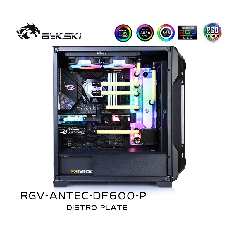BYKSKI Acrylic Board Water Channel Solution use for ANTEC DF600/ DP502 FLUX case / Kit for CPU and GPU Block / Instead reservoir
BYKSKI Acrylic Board Water Channel Solution use for ANTEC DF600/ DP502 FLUX case / Kit for CPU and GPU Block / Instead reservoir