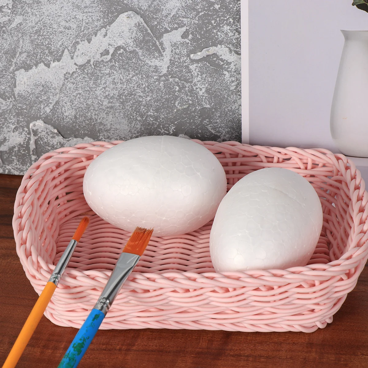 50Pcs 6Cm White Craft Foam Eggs Premium DIY Easter Egg Shapes for Decorating Art Projects Holiday Party Favors
50Pcs 6Cm White Craft Foam Eggs Premium DIY Easter Egg Shapes for Decorating Art Projects Holiday Party Favors