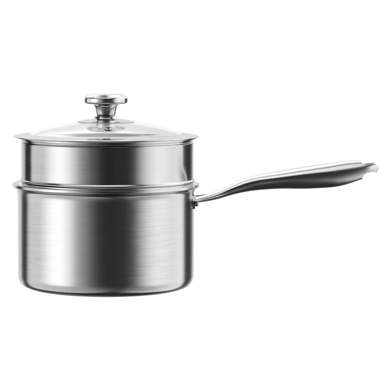 316 Stainless Steel Eco-friendly Cookware Sets Milk Pot Stock Pot Saucepan with Honeycomb Coating for Cooking
316 Stainless Steel Eco-friendly Cookware Sets Milk Pot Stock Pot Saucepan with Honeycomb Coating for Cooking