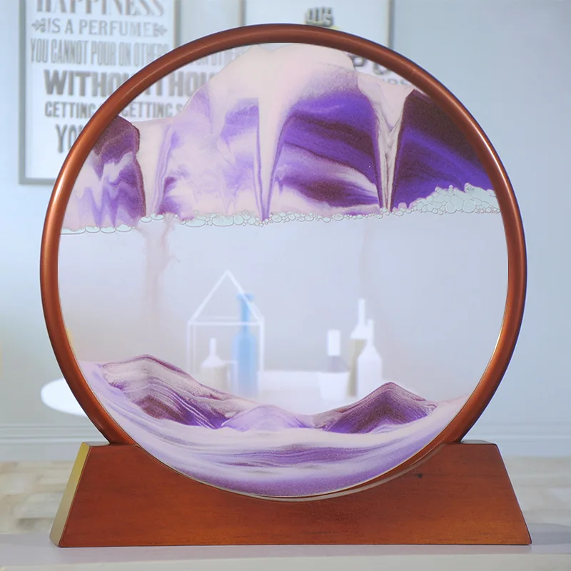 New WoodenBase Textureted Mobile Sand Glass Craft Deep Sea Sand scape In Motion Display Flowing Sand Frame Sand Flowing Painting
New WoodenBase Textureted Mobile Sand Glass Craft Deep Sea Sand scape In Motion Display Flowing Sand Frame Sand Flowing Painting