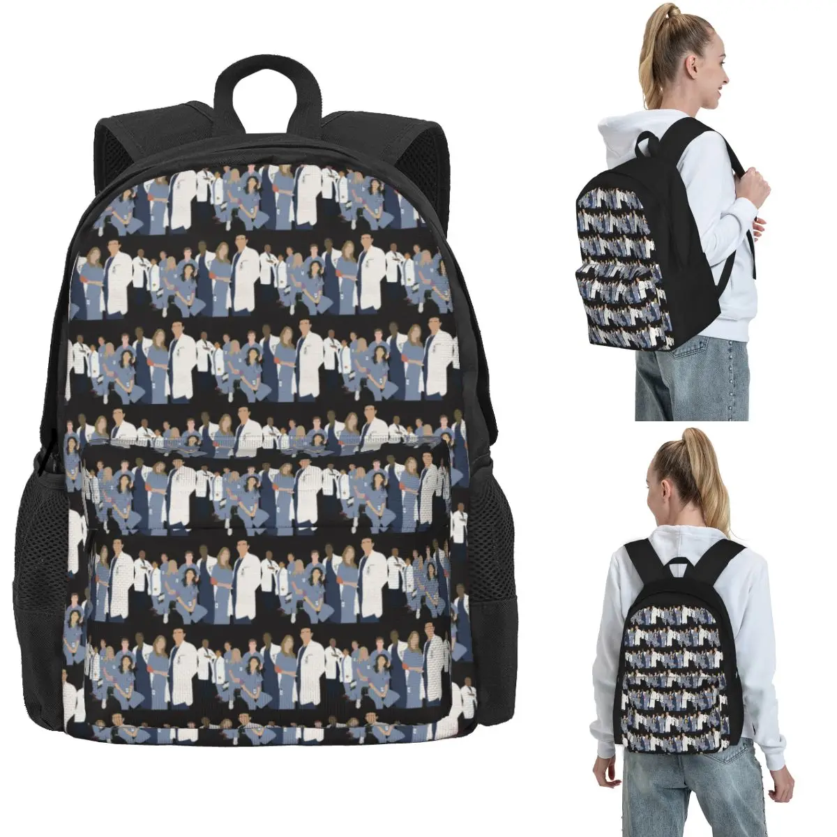 Greys Season 1 Classic Backpack Hot Sale Daypack Large Capacity Children BookBag School Bag Shoulder Bags for Men Women
Greys Season 1 Classic Backpack Hot Sale Daypack Large Capacity Children BookBag School Bag Shoulder Bags for Men Women